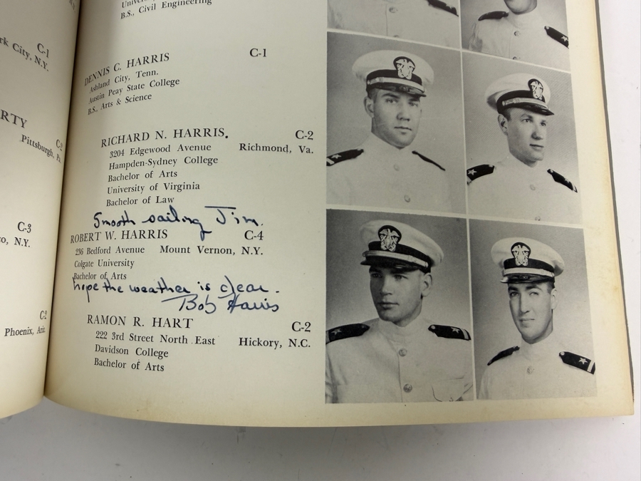 The Sea Chest March 1953 Classes IX and X-A Officer Candidate School Newport, Rhode Island Yearbook with Signatures [Photo 6]