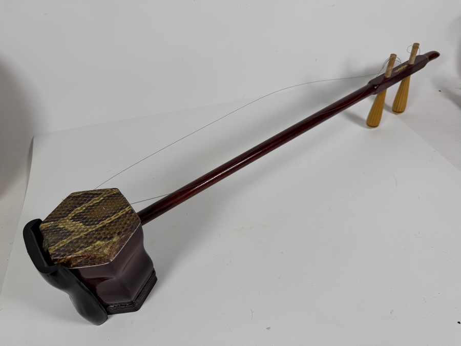 Vintage Chinese Erhu Violin 31'L [Photo 3]