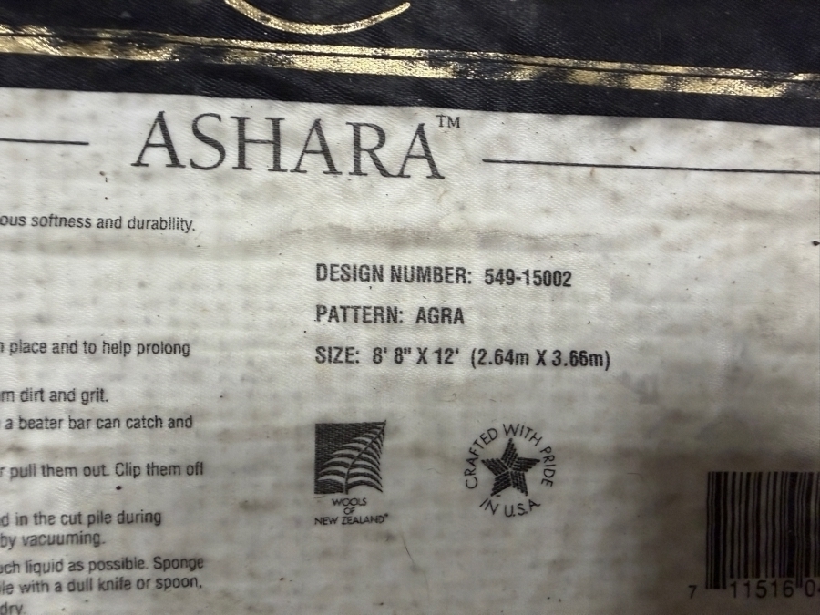 Large Karastan Ashara Wool Area Rug 8'8' X 12' [Photo 8]
