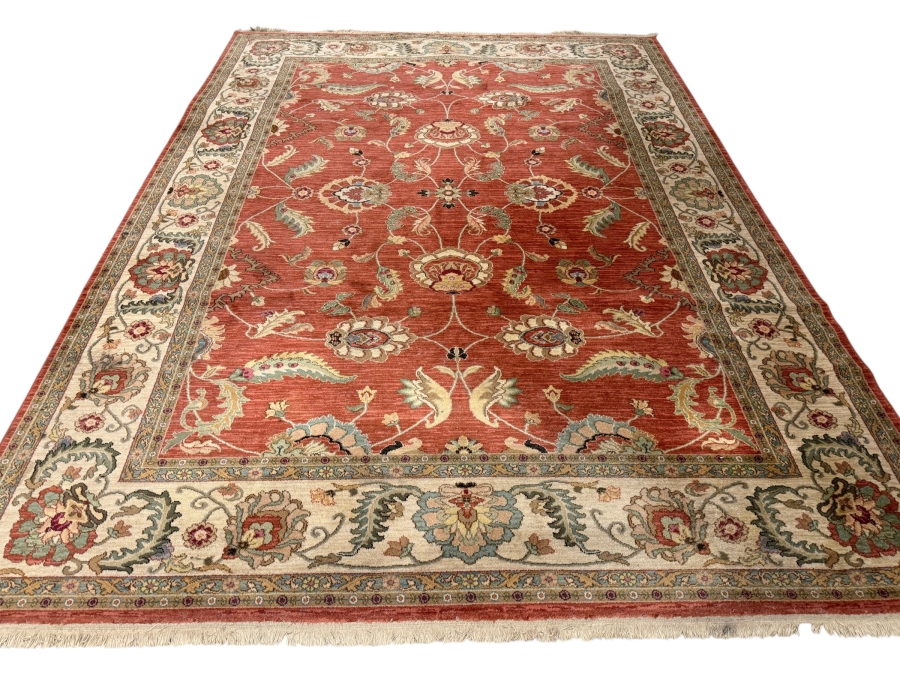 Large Karastan Ashara Wool Area Rug 8'8' X 12'