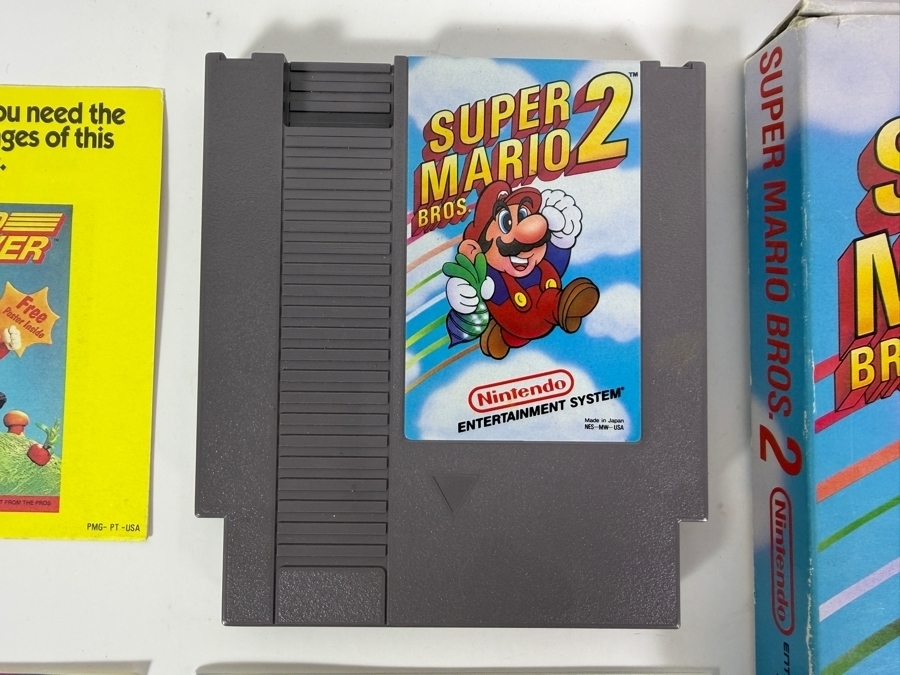 Vintage 1988 Super Mario Bros. 2 Video Game Cartridge for Nintendo Entertainment System (NES) [Photo 2]