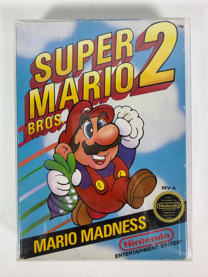 Vintage 1988 Super Mario Bros. 2 Video Game Cartridge for Nintendo Entertainment System (NES) [Photo 4]