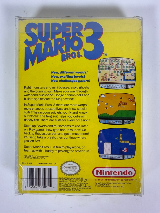 Vintage 1990 Super Mario Bros. 3 Video Game Cartridge for Nintendo Entertainment System (NES) [Photo 6]
