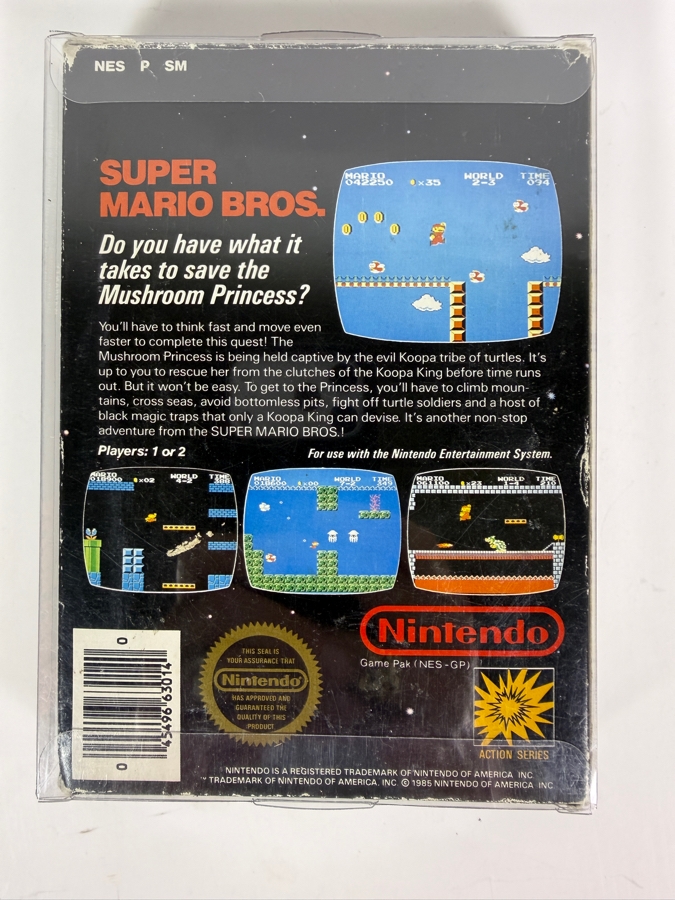 Vintage 1985 Super Mario Bros. Video Game Cartridge for Nintendo Entertainment System (NES) [Photo 3]