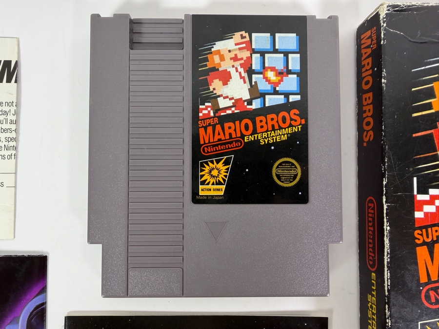 Vintage 1985 Super Mario Bros. Video Game Cartridge for Nintendo Entertainment System (NES) [Photo 4]