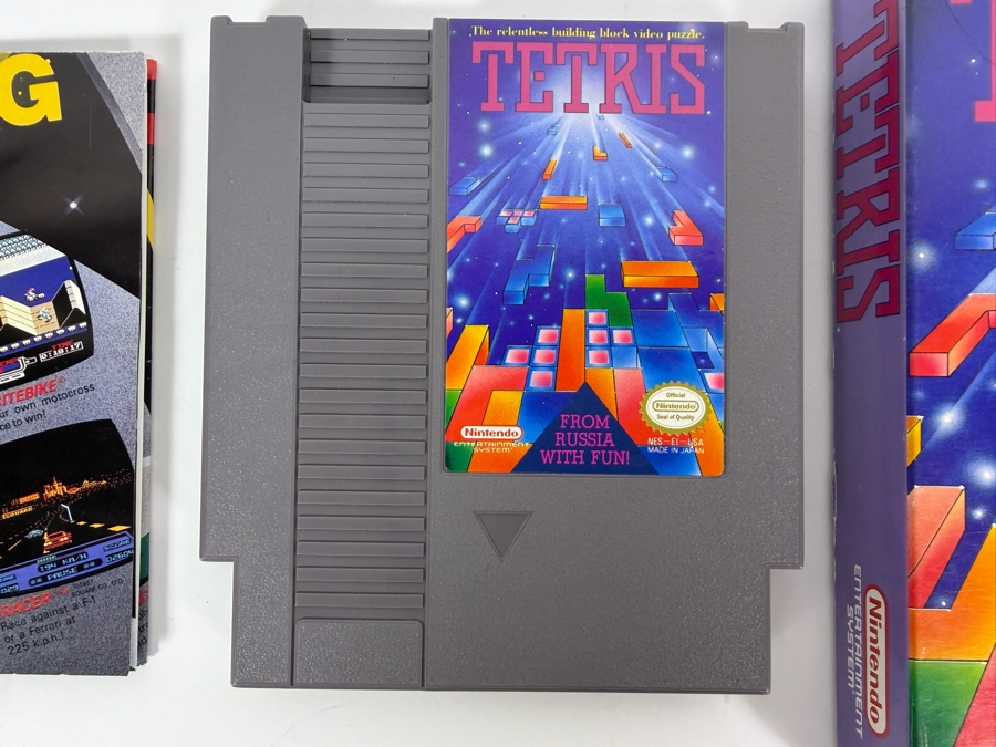 Vintage 1989 Tetris Video Game Cartridge for Nintendo Entertainment System (NES) [Photo 4]