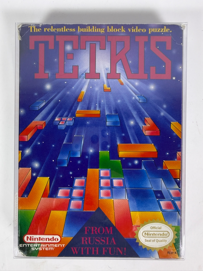 Vintage 1989 Tetris Video Game Cartridge for Nintendo Entertainment System (NES) [Photo 2]