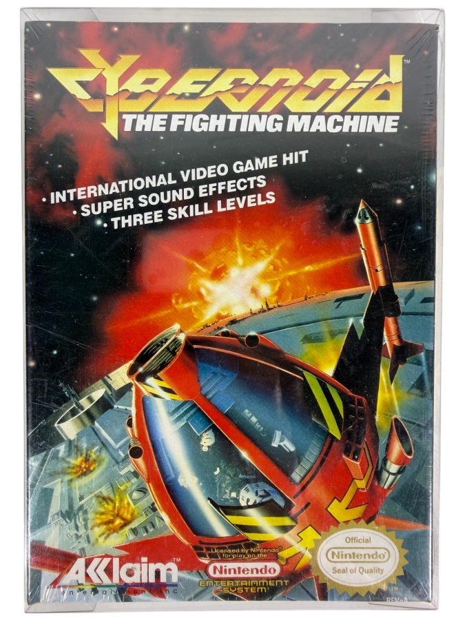 Vintage 1988 Factory Sealed Cybernoid: The Fighting Machine Video Game Cartridge for Nintendo Entertainment System (NES)