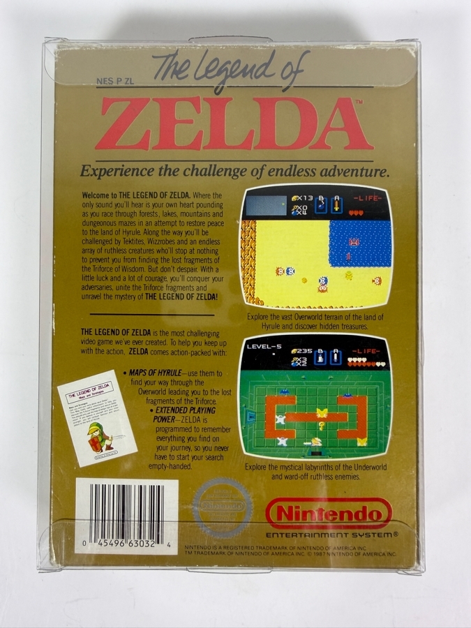 Vintage 1987 The Legend of Zelda Video Game Cartridge for Nintendo Entertainment System (NES) [Photo 6]
