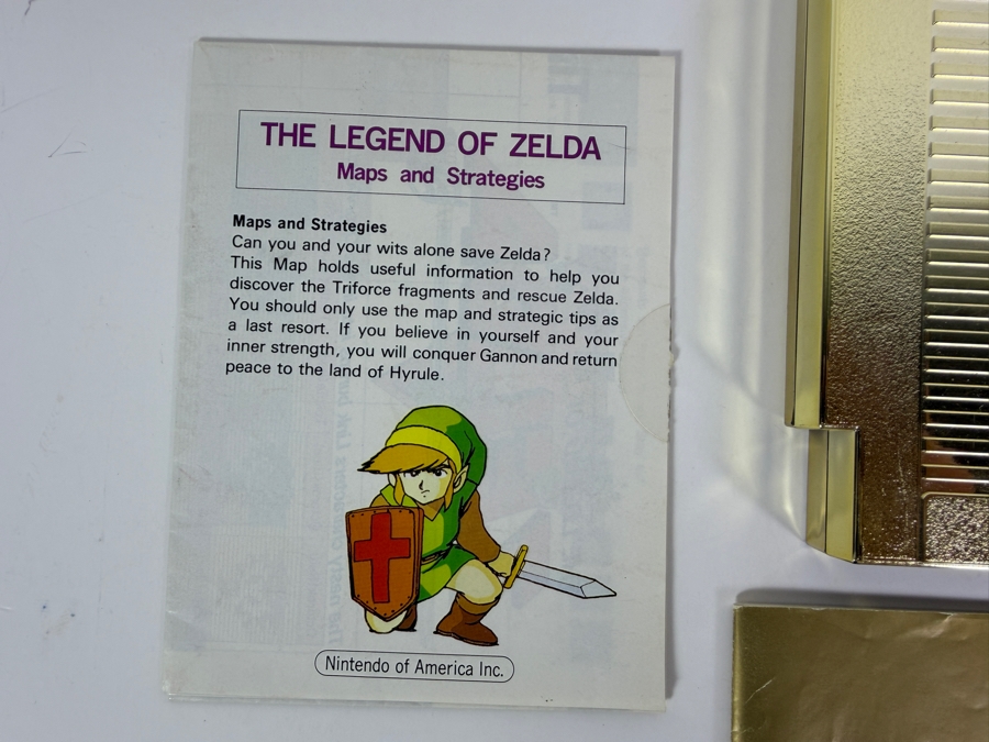 Vintage 1987 The Legend of Zelda Video Game Cartridge for Nintendo Entertainment System (NES) [Photo 4]