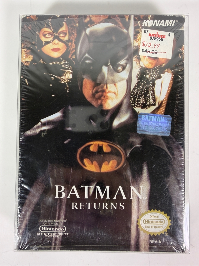 Vintage 1993 Batman Returns Video Game Cartridge for Nintendo Entertainment System (NES) [Photo 4]