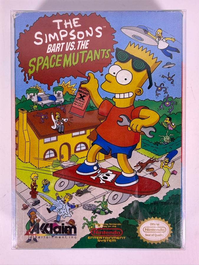 Vintage 1991 The Simpsons: Bart vs. the Space Mutants Video Game Cartridge for Nintendo Entertainment System (NES) [Photo 6]