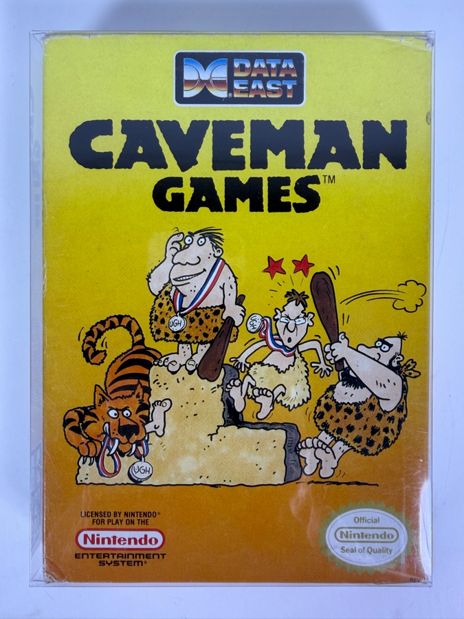 Vintage 1990 Caveman Games Video Game Cartridge for Nintendo Entertainment System (NES) [Photo 4]