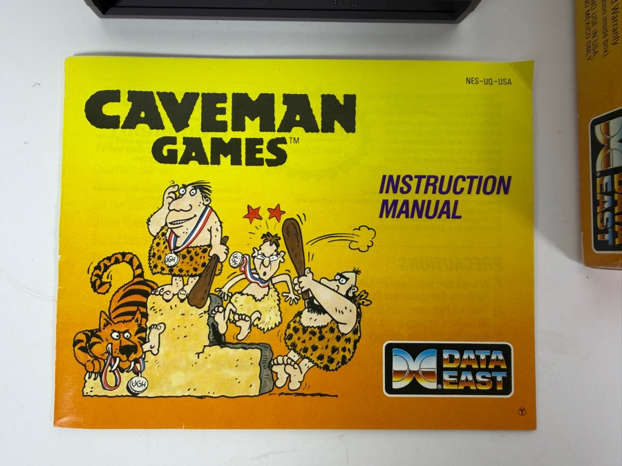 Vintage 1990 Caveman Games Video Game Cartridge for Nintendo Entertainment System (NES) [Photo 3]
