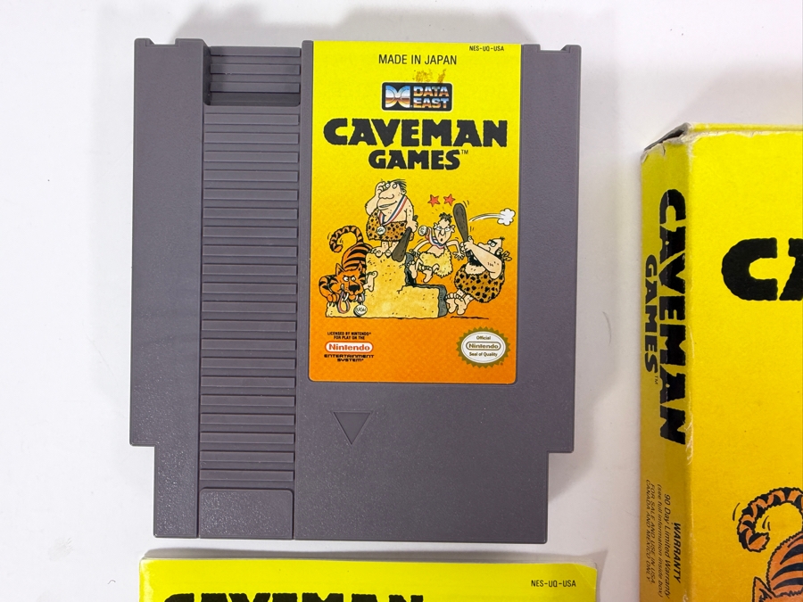 Vintage 1990 Caveman Games Video Game Cartridge for Nintendo Entertainment System (NES) [Photo 2]