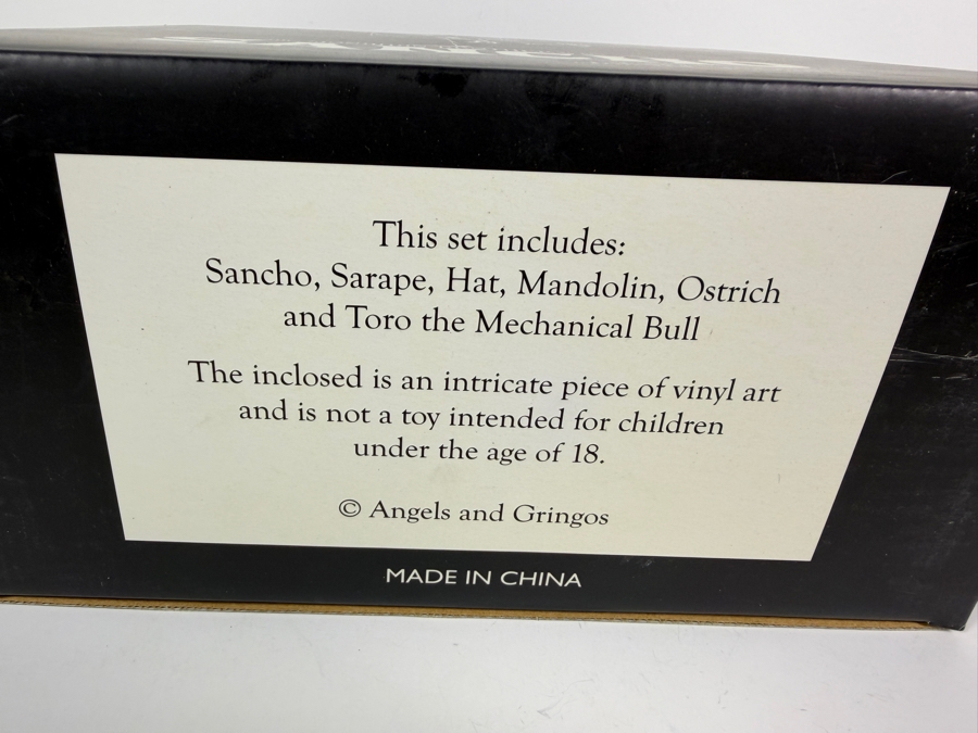 New in Box Limited Edition Sancho Designer Vinyl Art Figurine by the Monahan Brothers from Angels & Gringos Canary 32 of 250 [Photo 7]