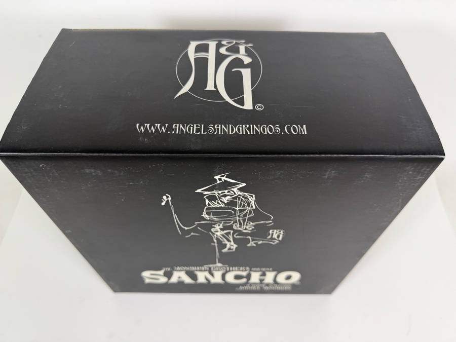 New in Box Limited Edition Sancho Designer Vinyl Art Figurine by the Monahan Brothers from Angels & Gringos Canary 32 of 250 [Photo 2]