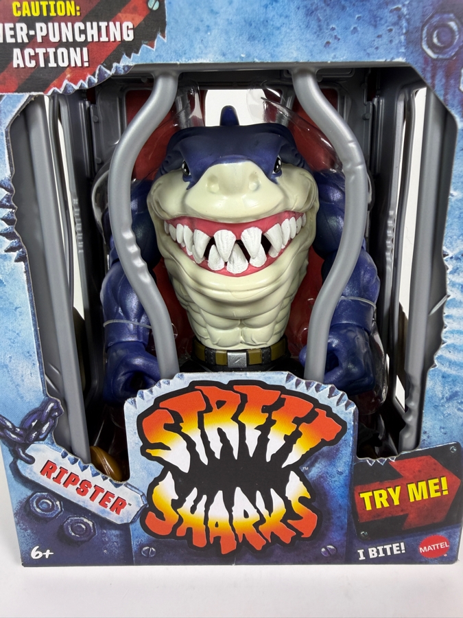 New Mattel Street Sharks 30th Anniversary Ripster Action Figure [Photo 2]