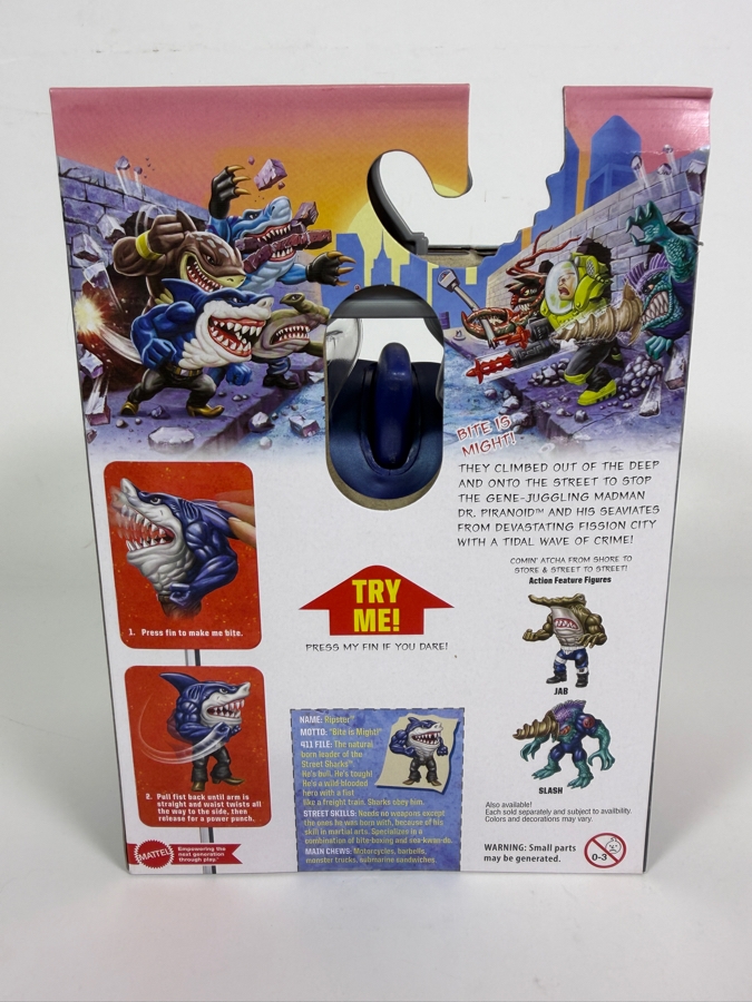 New Mattel Street Sharks 30th Anniversary Ripster Action Figure [Photo 5]