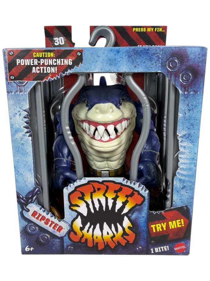 New Mattel Street Sharks 30th Anniversary Ripster Action Figure