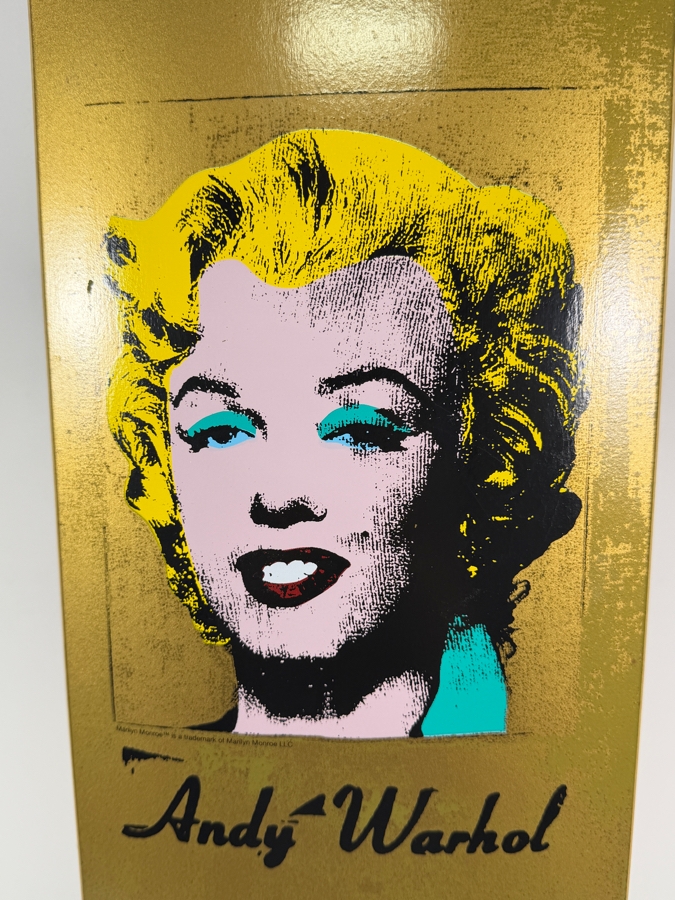 New Special Limited Edition Alien Workshop x Andy Warhol 'Marilyn Gold' Skateboard Deck Designed for Pro Skater Rob Dyrdek 31.5'L Estimate $1,000 [Photo 5]