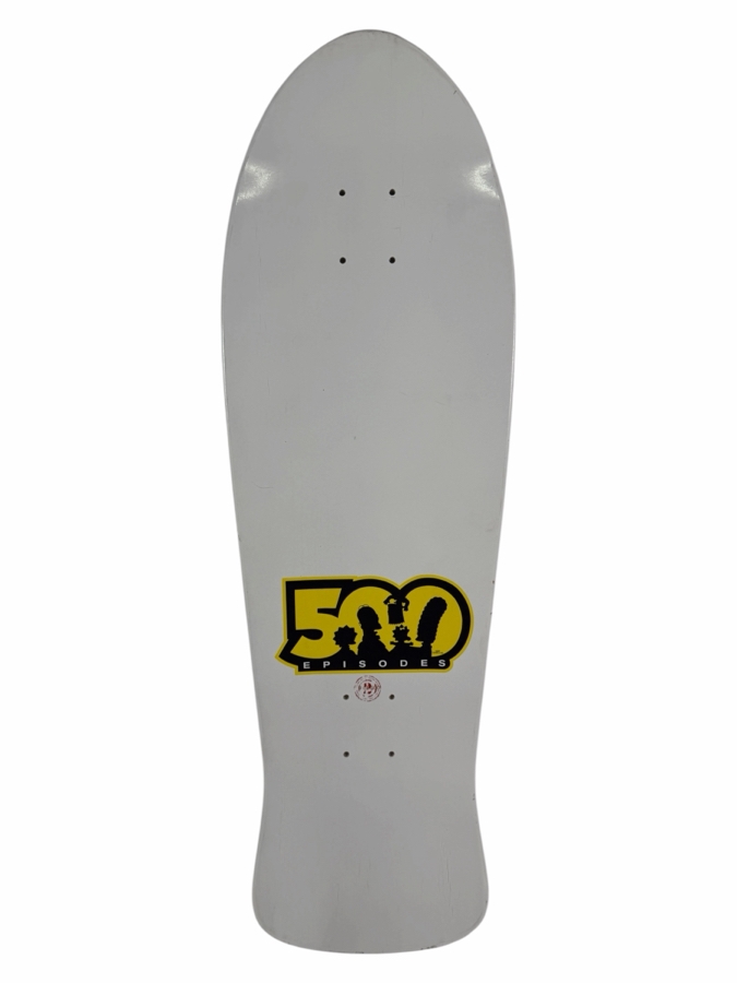 New Limited Edition Santa Cruz x The Simpsons 500th Episode Bart Slasher Skateboard Deck Featuring Bart Simpson Riding His Green Board Numbered 9 of 500 30.25'L Estimate $500-$700 [Photo 3]