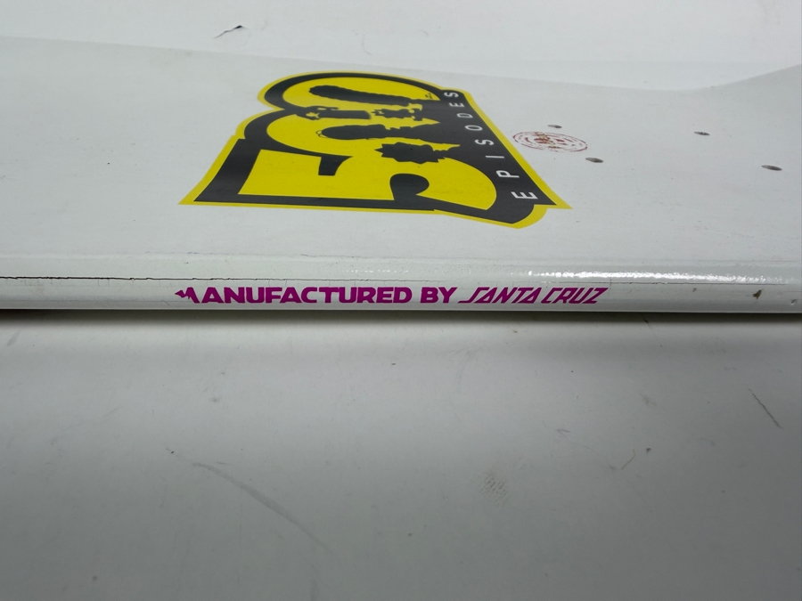 New Limited Edition Santa Cruz x The Simpsons 500th Episode Bart Slasher Skateboard Deck Featuring Bart Simpson Riding His Green Board Numbered 9 of 500 30.25'L Estimate $500-$700 [Photo 9]