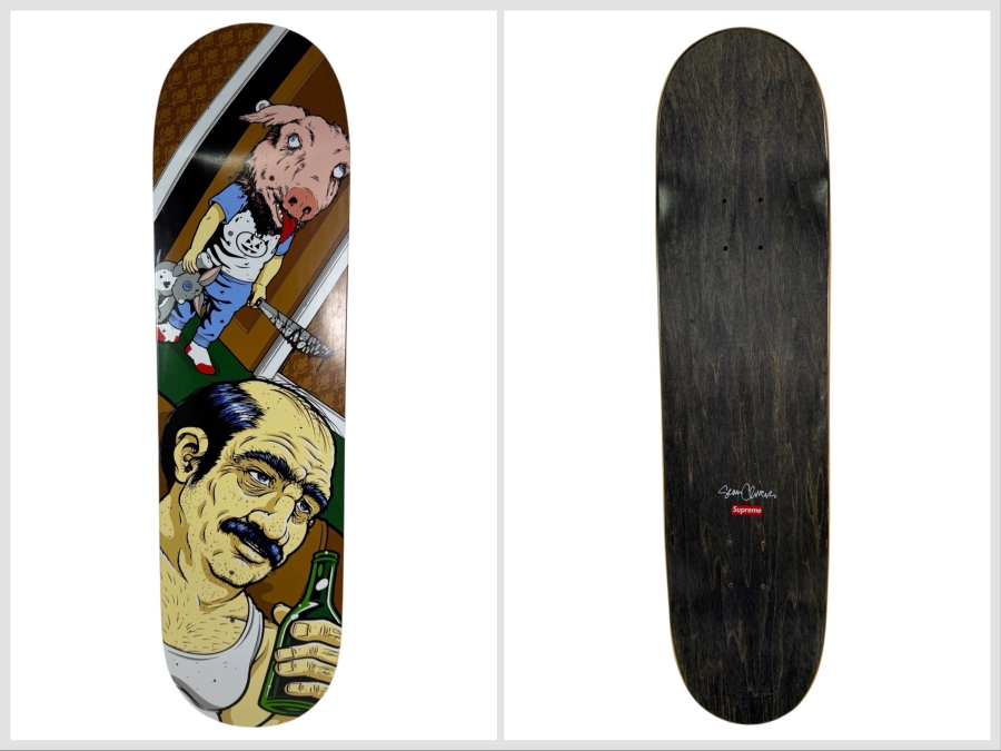 New Supreme x Sean Cliver Motel Hell Skateboard Deck 31.25'L