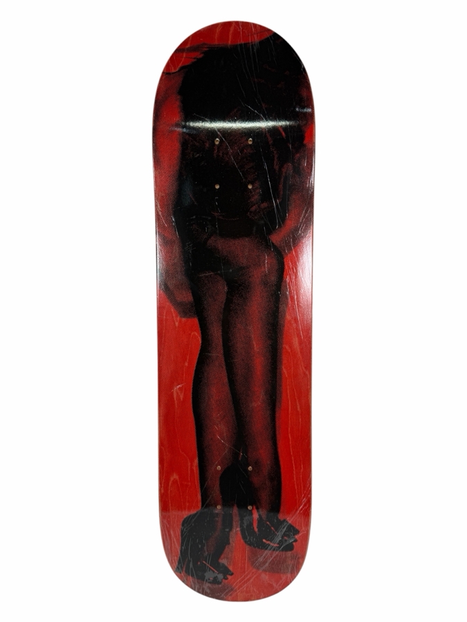 New HUF Legs Up Red Skateboard Deck 31.75'L
 [Photo 2]