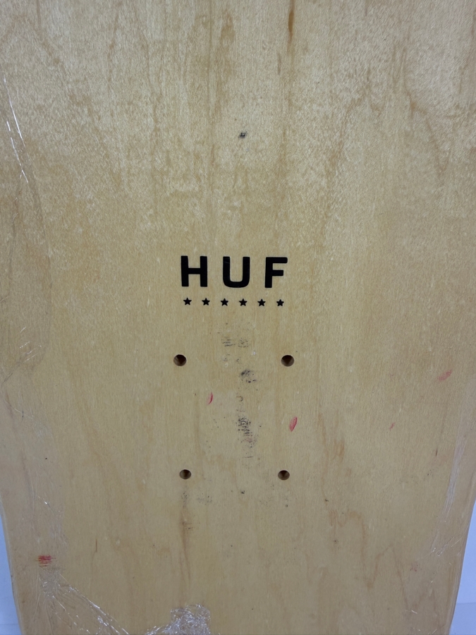 New HUF Legs Up Red Skateboard Deck 31.75'L
 [Photo 4]