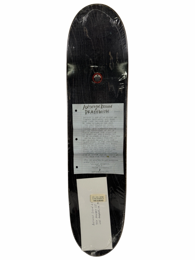 Factory Sealed Deathwish Free Antwuan Dixon Skateboard Deck 31.75'L [Photo 3]