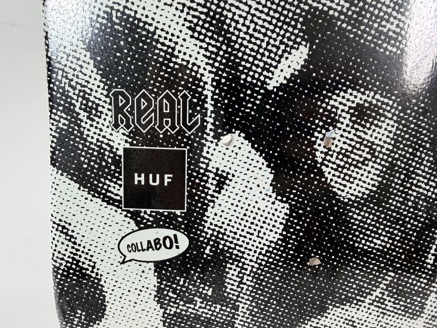 New Real Skateboards and HUF Collaboration Skateboard Deck 31.25'L [Photo 5]