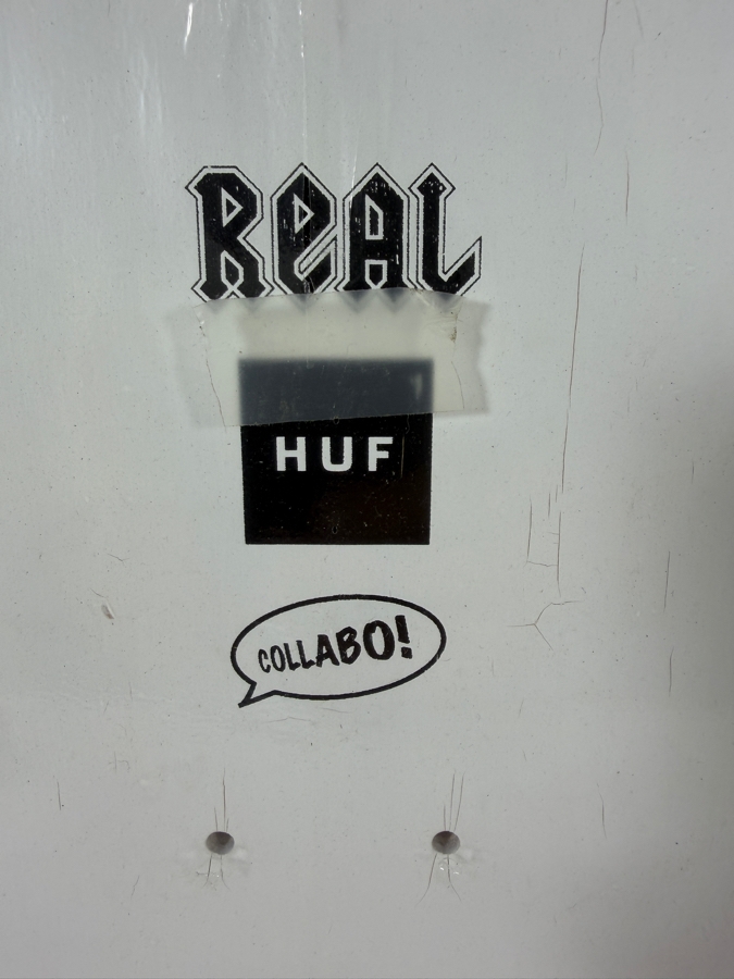 New Real Skateboards and HUF Collaboration Skateboard Deck 31.25'L [Photo 4]