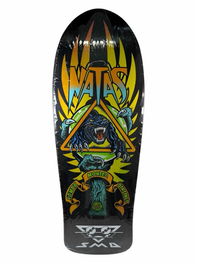 New Factory Sealed Santa Cruz Natas Panther Lenticular Reissue Skateboard Deck 30'L [Photo 2]