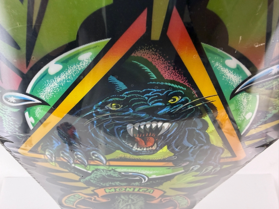 New Factory Sealed Santa Cruz Natas Panther Lenticular Reissue Skateboard Deck 30'L [Photo 7]