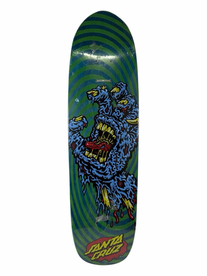 New Factory Sealed Santa Cruz Decay Hand Skateboard Deck - Blue/Green 31.5'L [Photo 2]