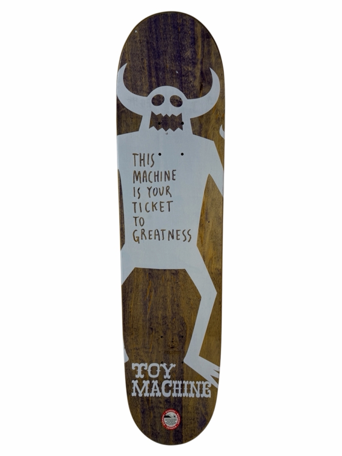 New Johnny Layton Toy Machine Pot Pie Woman Skateboard Deck 30.75'L
 [Photo 3]