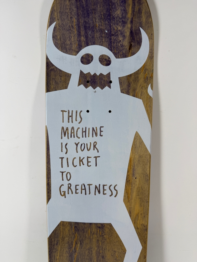 New Johnny Layton Toy Machine Pot Pie Woman Skateboard Deck 30.75'L
 [Photo 4]