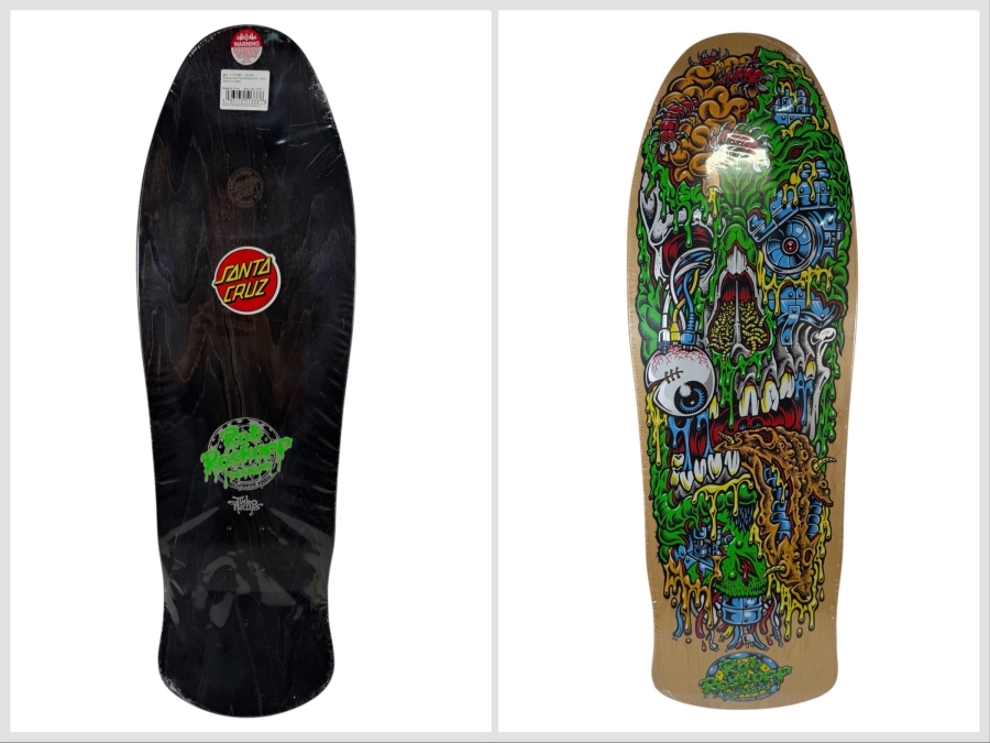 New Factory Sealed Santa Cruz Rob Roskopp Face Three Reissue 30.75'L