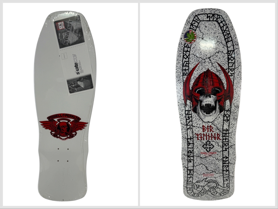 New Factory Sealed Powell Peralta Per Welinder Nordic Skull Skateboard Deck 29.5'L