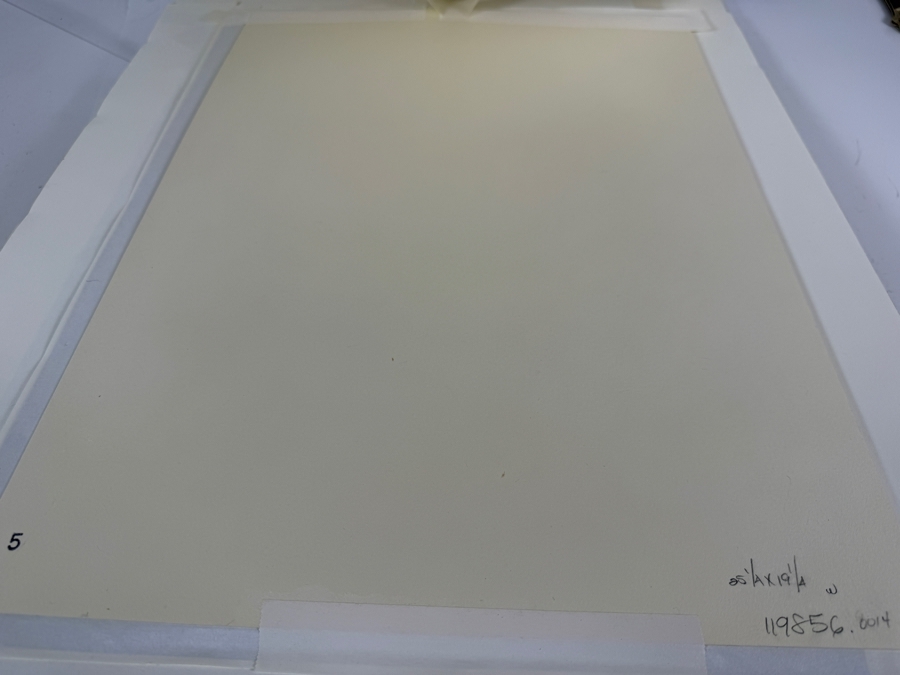 Salvador Dali (1904-1989, Spain) Tu es Petrus (You are Peter) 1964 Lithograph in Color on Heavy Rag Paper Signed in Color Pencil Annotated 'G.A.' and Lettered - 1 of 105 Illustrations of the 'Sacra Biblia' by Rizzoli Editions Milan Italy 13.75' X 19' [Photo 17]