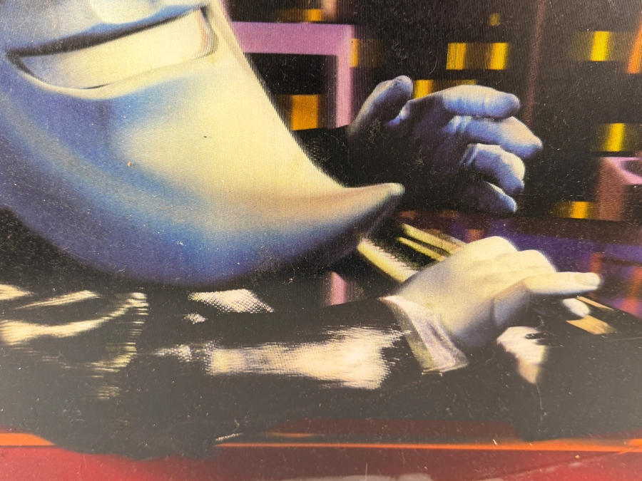 Vintage 1987 McDonald's Mac Tonight 3D Motion-Changing Lenticular Translite Sign 20' X 20' [Photo 3]