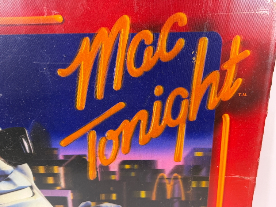 Vintage 1987 McDonald's Mac Tonight 3D Motion-Changing Lenticular Translite Sign 20' X 20' [Photo 5]