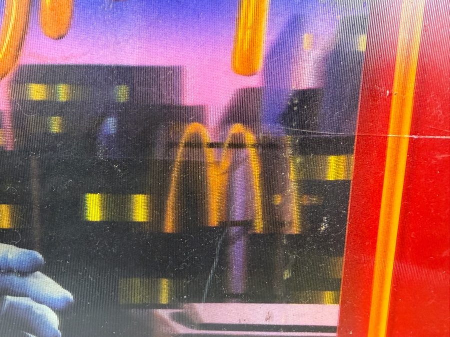 Vintage 1987 McDonald's Mac Tonight 3D Motion-Changing Lenticular Translite Sign 20' X 20' [Photo 6]