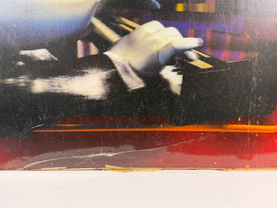 Vintage 1987 McDonald's Mac Tonight 3D Motion-Changing Lenticular Translite Sign 20' X 20' [Photo 7]