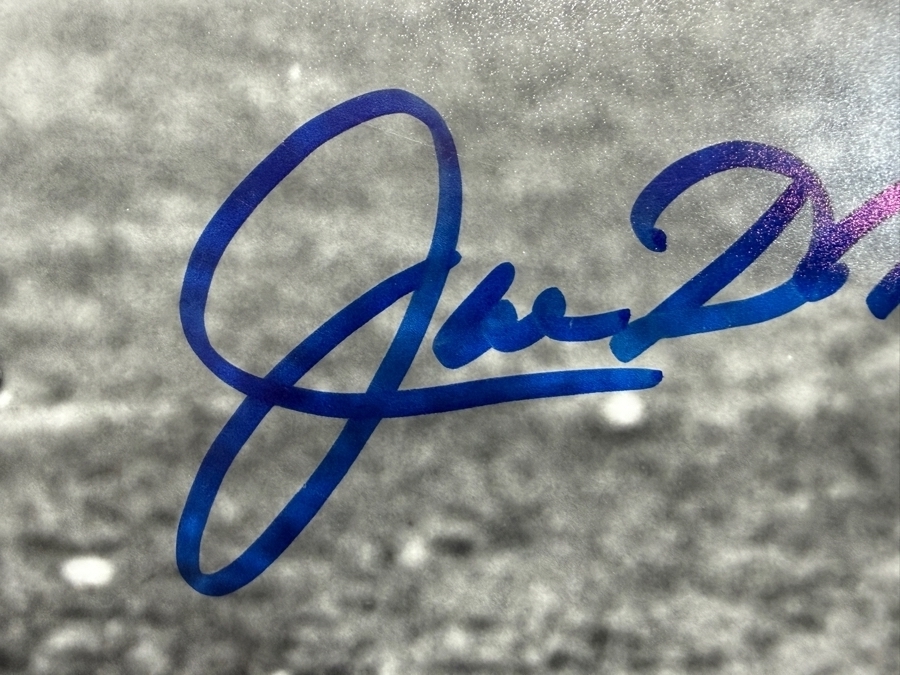 Joe DiMaggio Autographed 16' X 20' B&W Photograph [Photo 4]