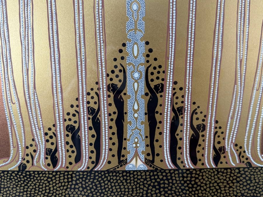 Erte (Romain de Tirtoff) (1892-1990, New York / Russia) Limited Edition Artist Proof A/P Serigraph Titled 'Adoration' Created in 1978 Artist Signed Lower Right Numbered XI of XX 19' X 24' Framed 33.5' X 38.5' [Photo 10]