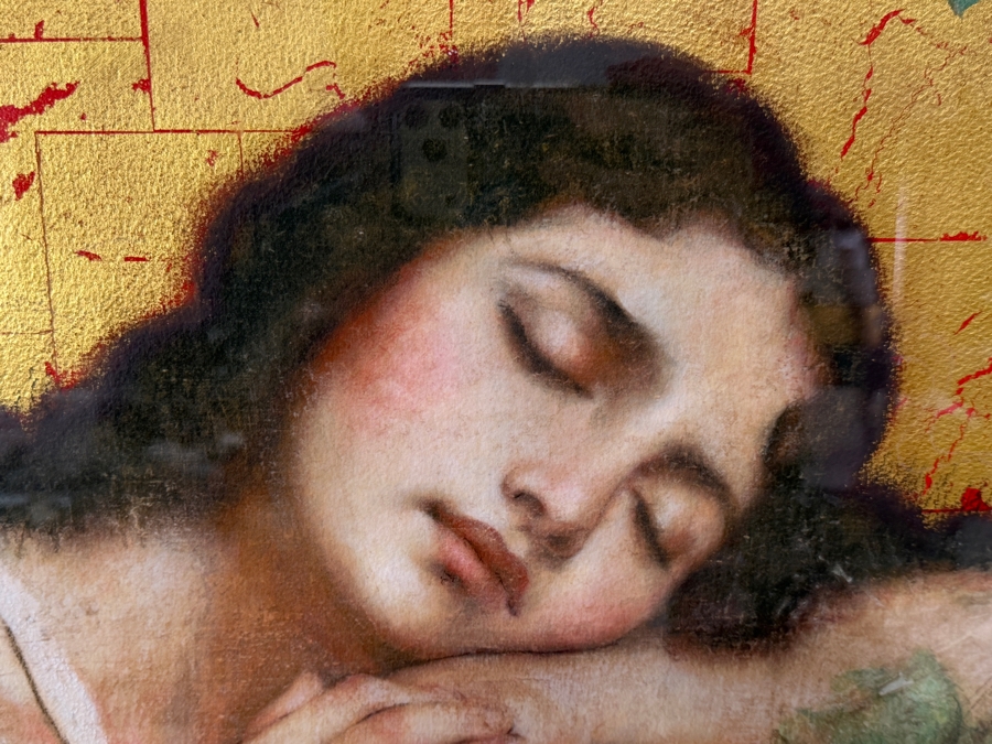 Richard Franklin Giclee Print Titled 'Love's Dream' Signed Lower Left 29.5 X 24 Framed 41 X 35 [Photo 2]