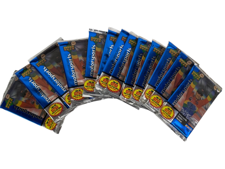 (13) Unopened 1998 Upper Deck Motorsports NASCAR Trading Card Packs