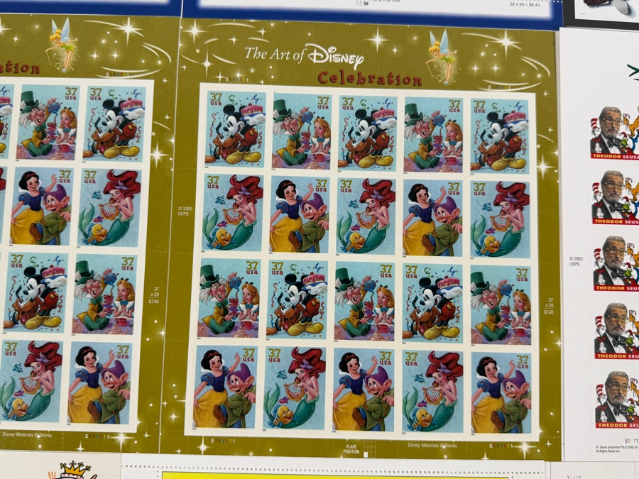 US Mint Postage Stamps: Jim Henson, Dr. Seuss, The Art of Disney, Classic Movie Monsters, Comic Strip Classics, Animals, Houdini and Duke Kahanamoku [Photo 4]